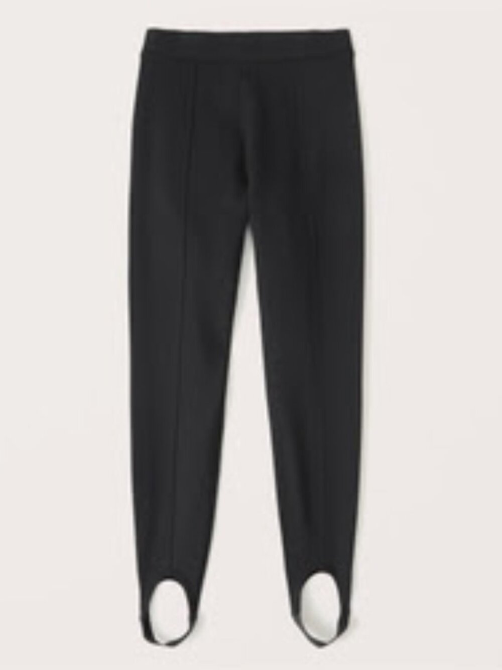 Abercrombie & Fitch Black Ponte Stirrup Leggings Pants Size L